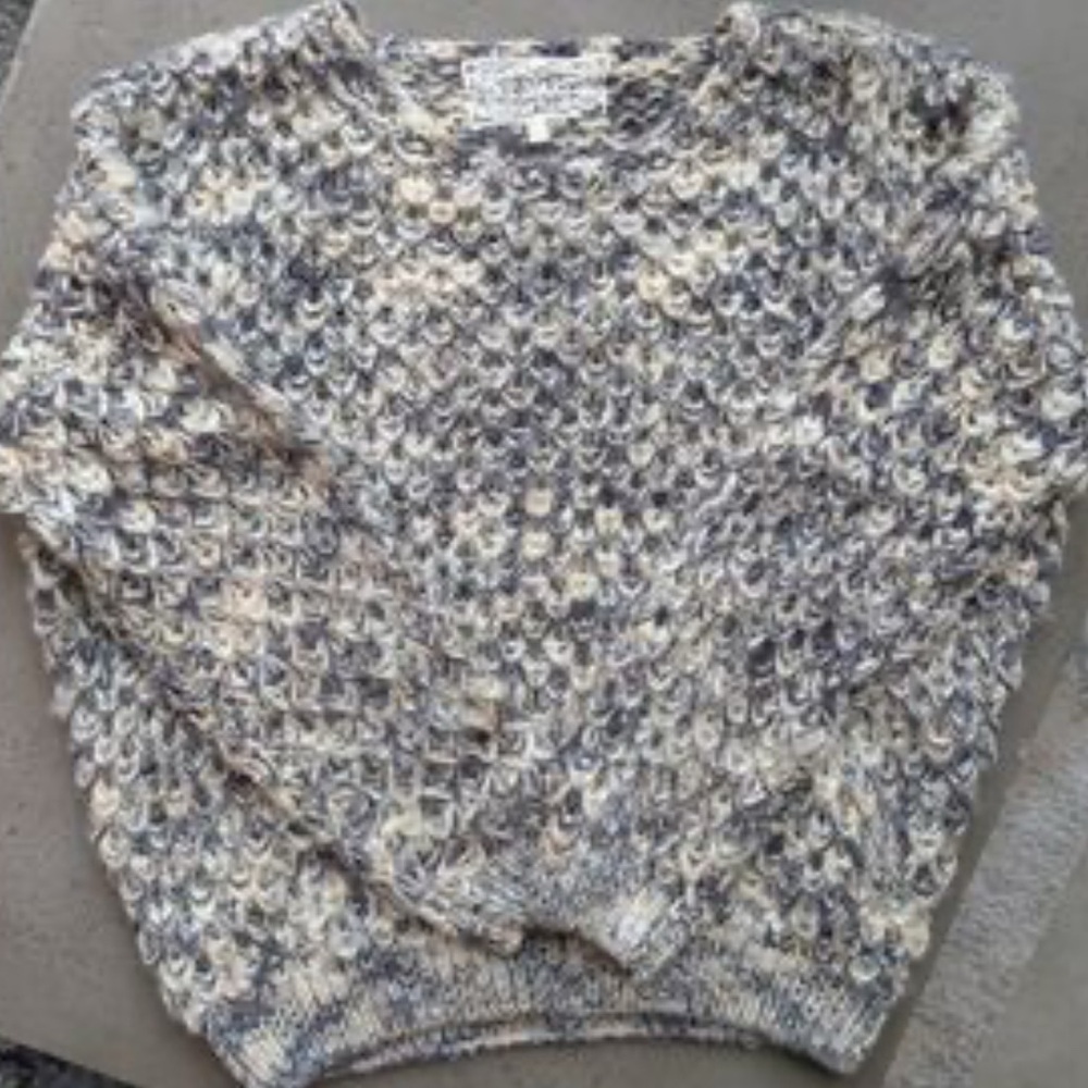 Cozy Gray Knit Sweater